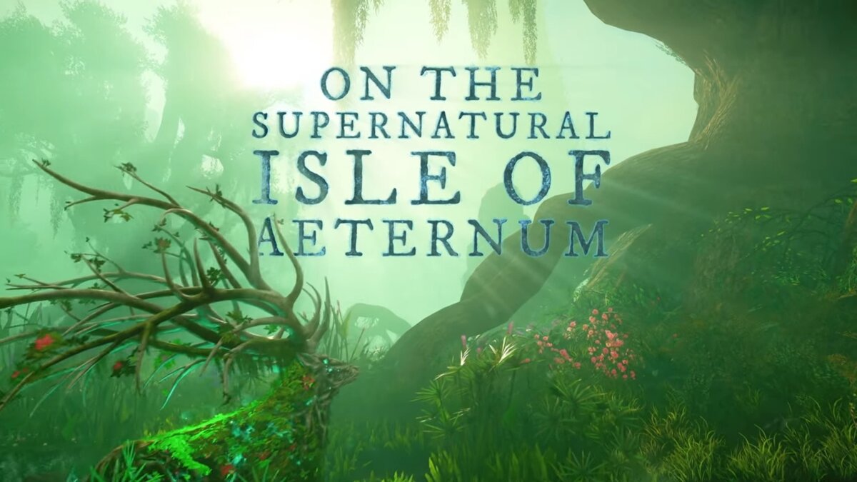 on the supernatural isle of aeternum - на сверхъестественном острове этернум