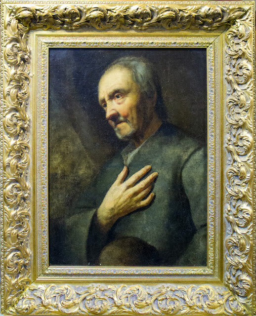 Русская школа конца XVIII –начала XIX веков
Старик
Холст, масло. 67×47,5 см
БСИИ ASG, инв. № 02-0005