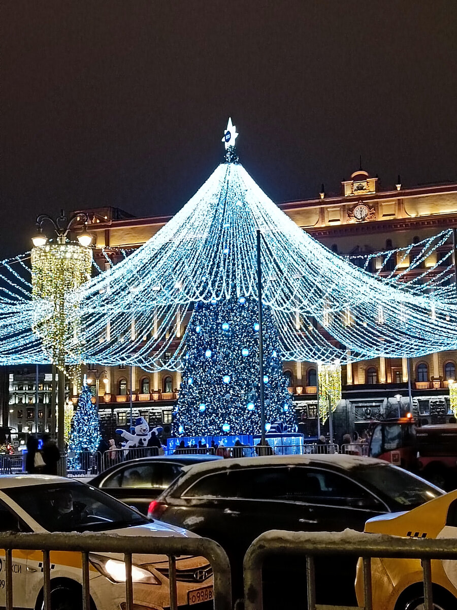 Ёлок по всей Москве много. 