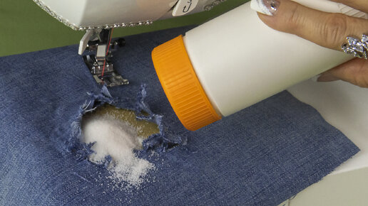 А что так можно было? Как починить порванную джинсу и сохранить ...