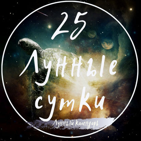 25 лунный день