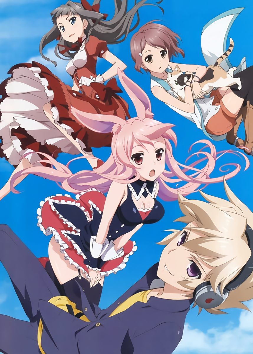 Аниме "Проблемные дети приходят из иного мира, верно? / Mondaiji-tachi ga Isekai kara Kuru Sou Desu yo? / 問題児たちが異世界から来るそうですよ? / Дети-индиго из другого мира"