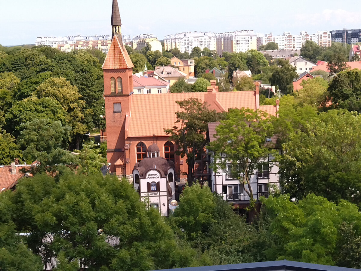 Утопающий в зелени Зеленоградск. Фото автора