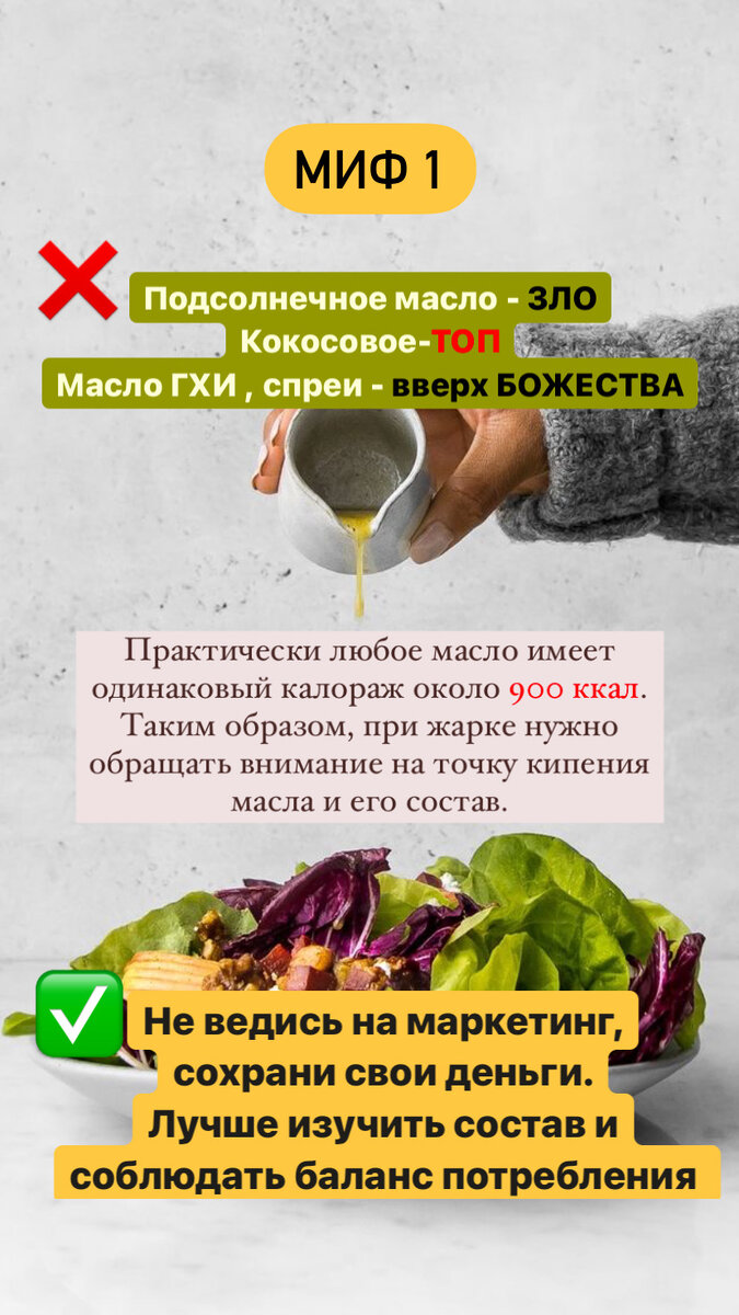 Мифы о похудении