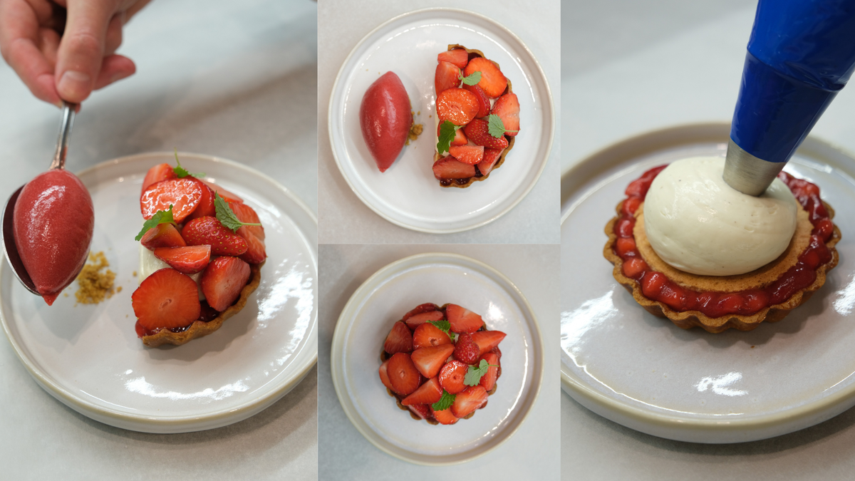 Клубничный тарт с моей программы фестиваля moscow cake show 2022