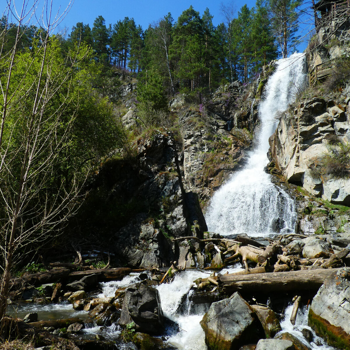 Камышлинский водопад республика алтай фото Камышлинский водопад на Горном Алтае можно посетить бесплатно Душевный шагомер Д