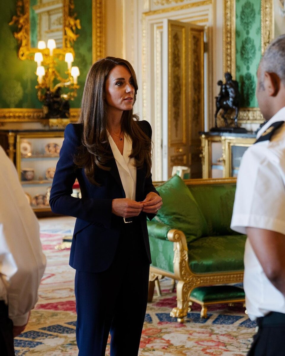    Кейт Миддлтон провела аудиенцию в Виндзорском замке Соцсети принца и принцессы Уэльских