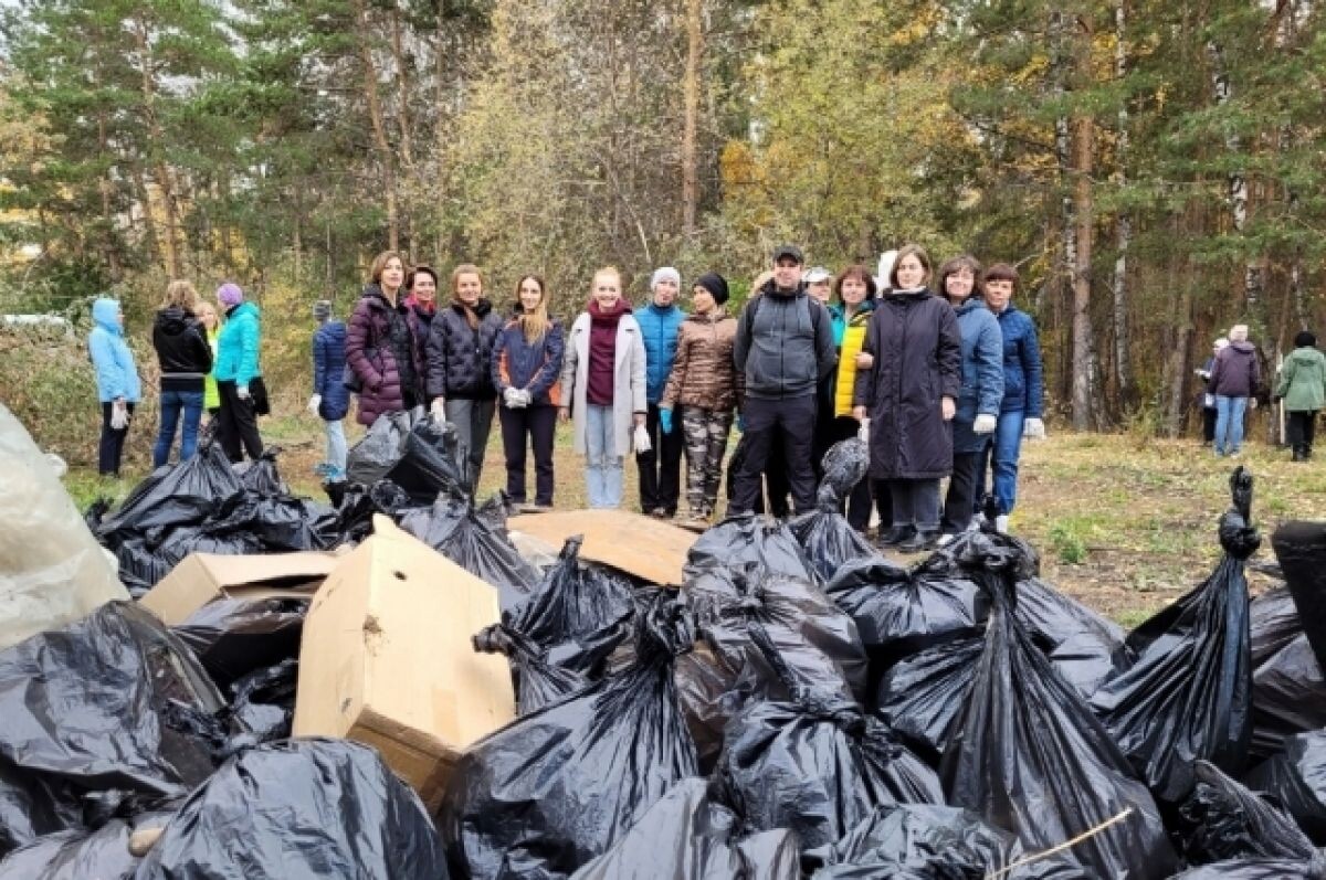    Почти 300 тонн мусора собрали на осенних субботниках в Каменске-Уральском
