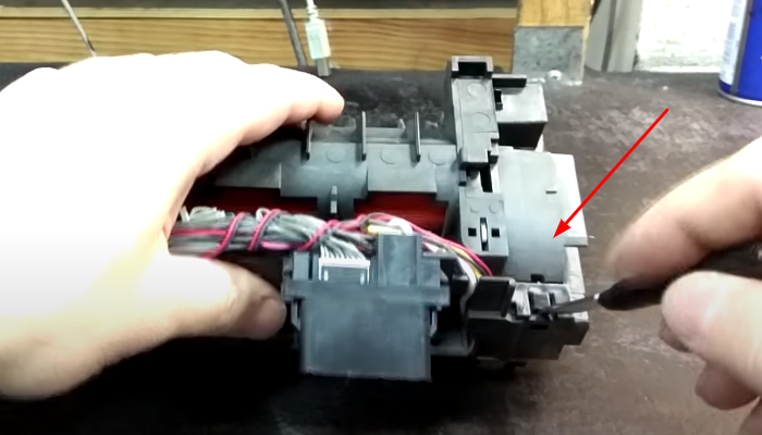 Фото 17. Поврежденный тефлоновый вал