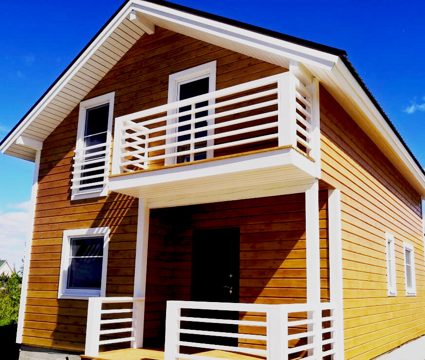 Каркасный дом по финской технологии с утеплением эковатой от компании ТРИВУДД ТЕХНОЛОГИИ