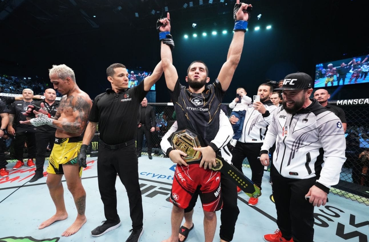 Ислам Махачев - новый король легкого веса в UFC. Фото: соцсети