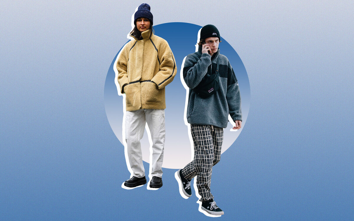     Самая модная (и теплая!) вещь на зиму — флисовая кофта. Вот как ее носить и где купить