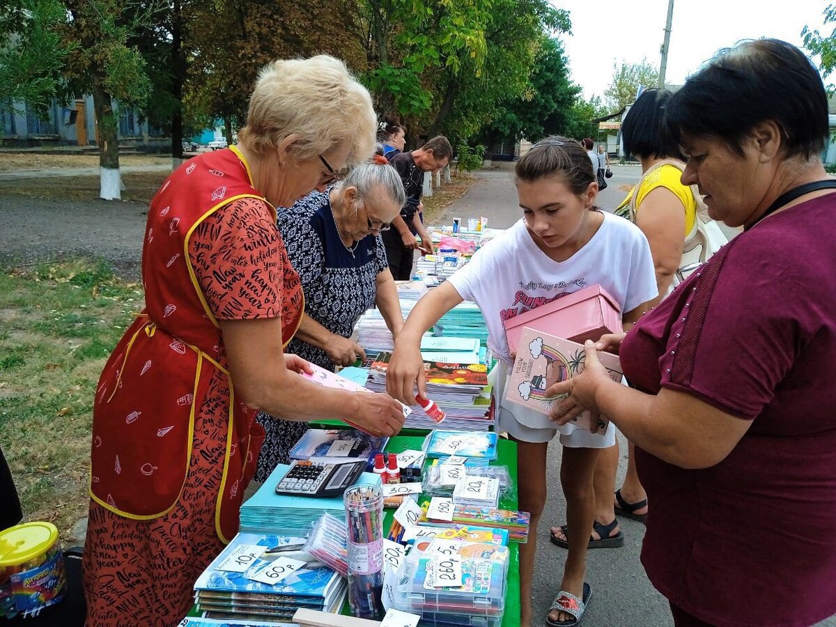  В Нижних Серогозах прошла школьная ярмарка - Таврия ТВ - Херсон