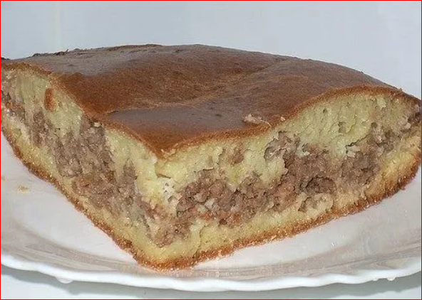 Шарлотка с мясом