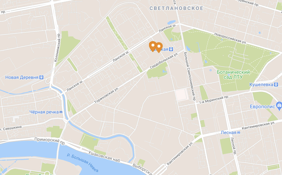 Место расположения ЖК