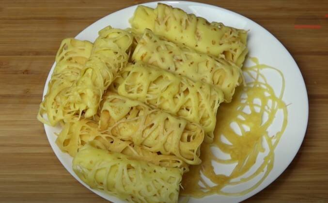 Кружевные блинчики.