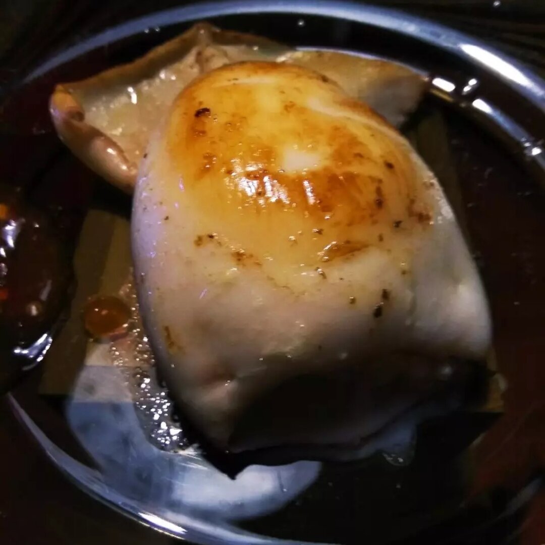 Фаршированные креветками кальмары на гриле – пошаговый рецепт приготовления с фото