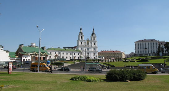 Вид на собор Сошествия святого духа в Верхнем городе