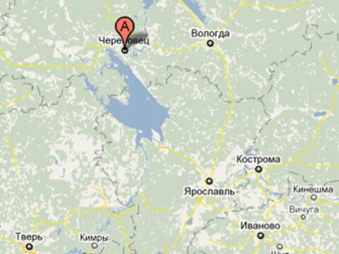 Череповец где карта