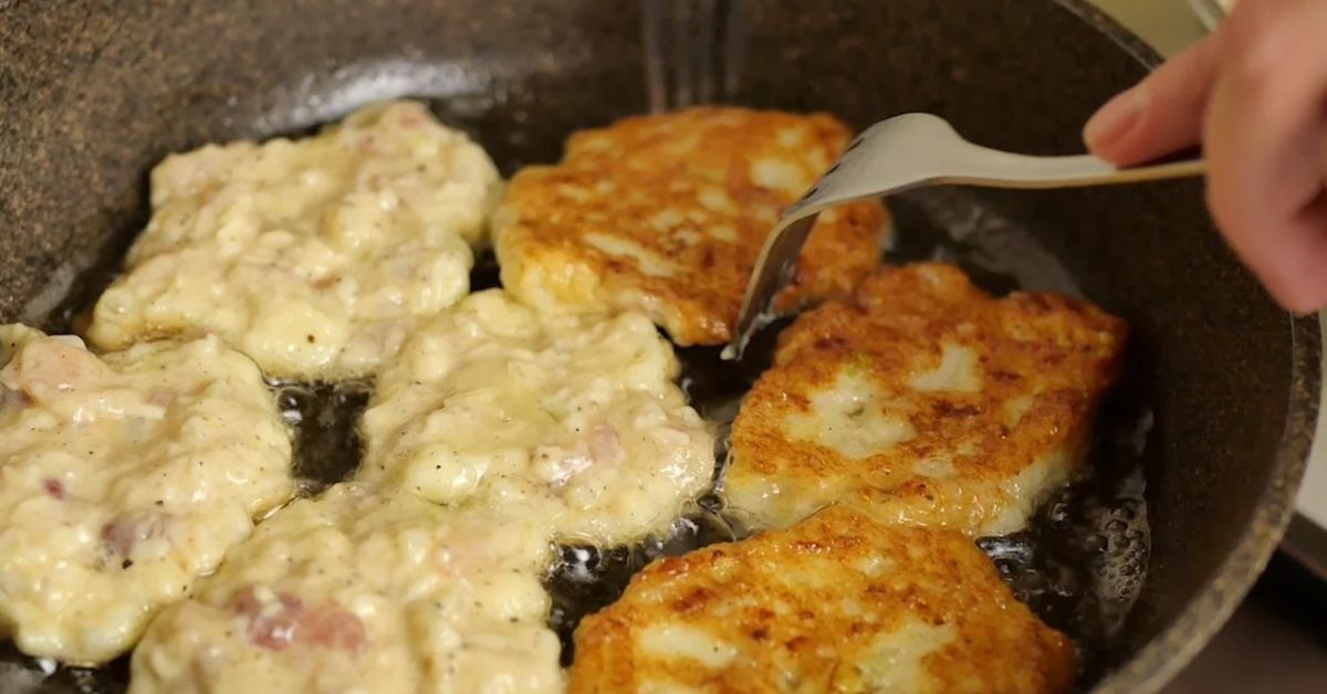 Рыбные оладьи из филе скумбрии