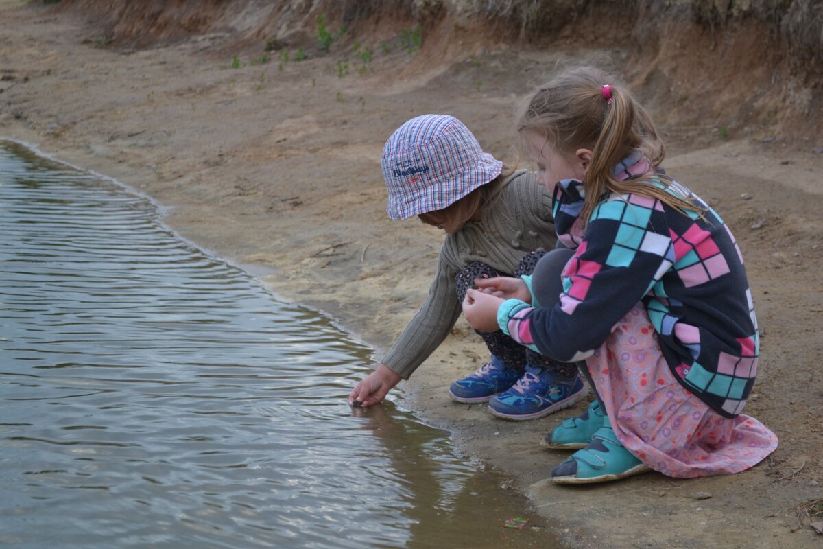Водоем на территории СНТ 