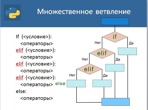 Ветвление в питоне. Множественное ветвление Python. Оператор ветвления в питоне. Ветвление питон схема.