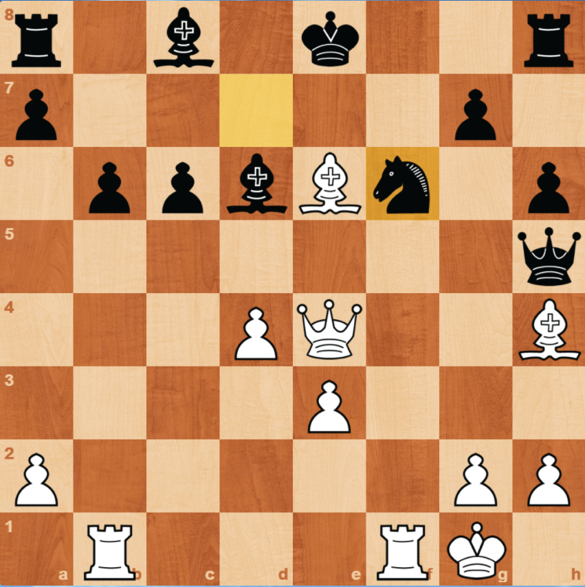 ход белых. Как бы Вы сыграли?