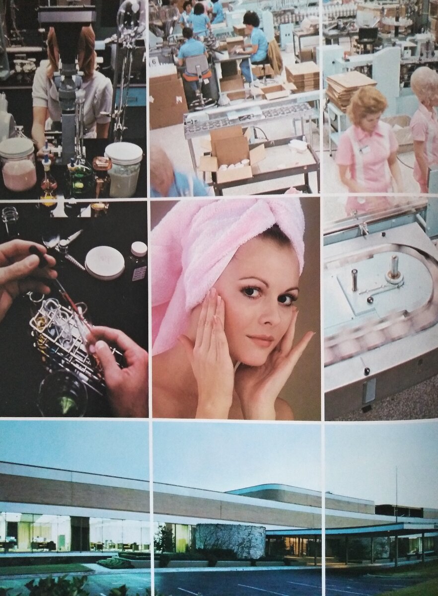 Фото из годового отчёта 1975 для акционеров компании "Mary Kay Cosmetics", из моей коллекции