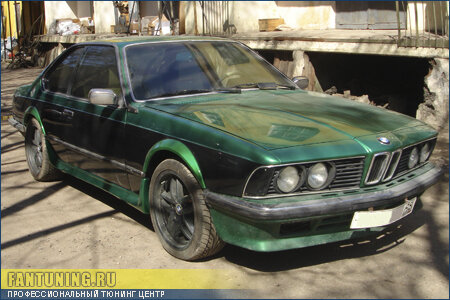 Перетяжка салона БМВ (BMW) E24 в натуральную кожу