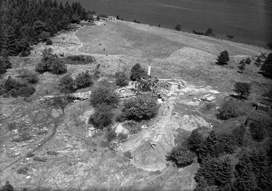 Остров Оук в 1931 году (Исходное изображение взято с https://commons.wikimedia.org).
