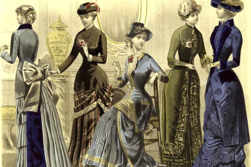Одежда женщин 19 века в россии