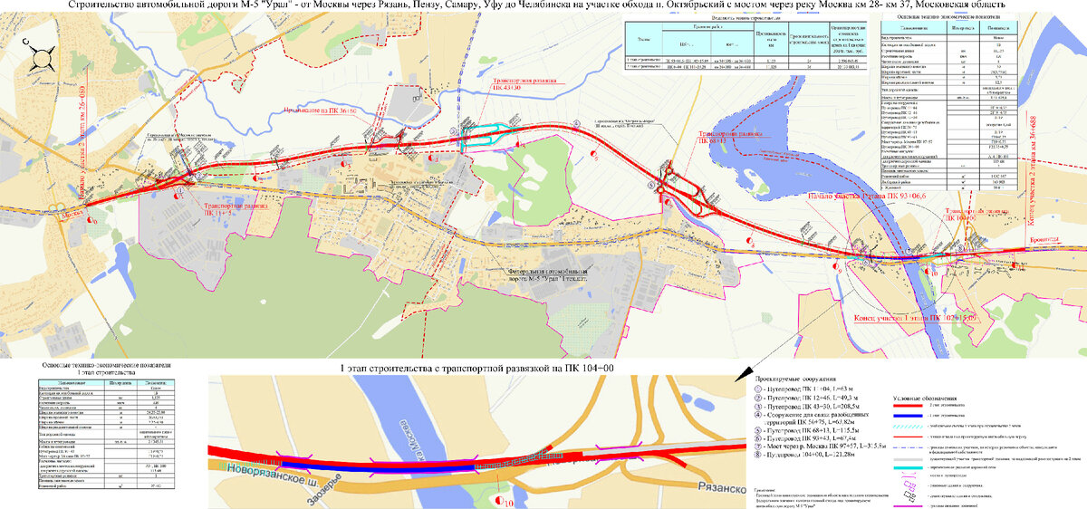 М-5 «Урал» — какие участки расширят и построят от Москвы до Рязани ...