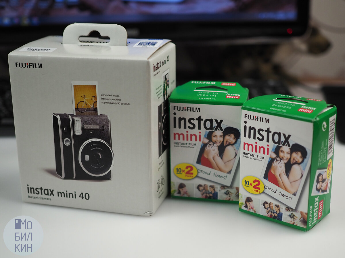 Instax mini 40 como funciona