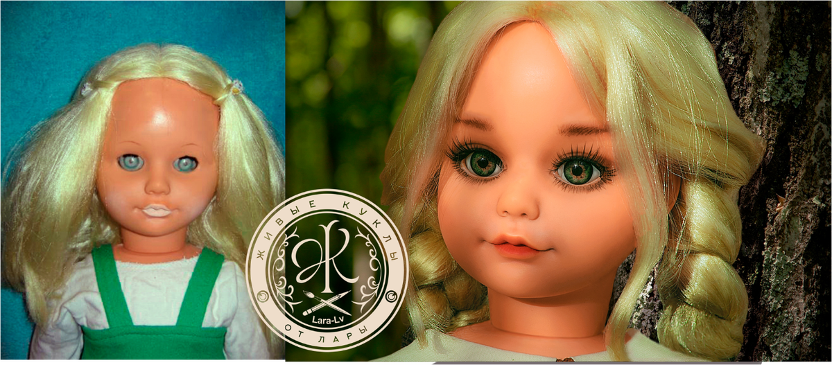 Чудо преображения - взгляд куклы заговорил, как у живой!
