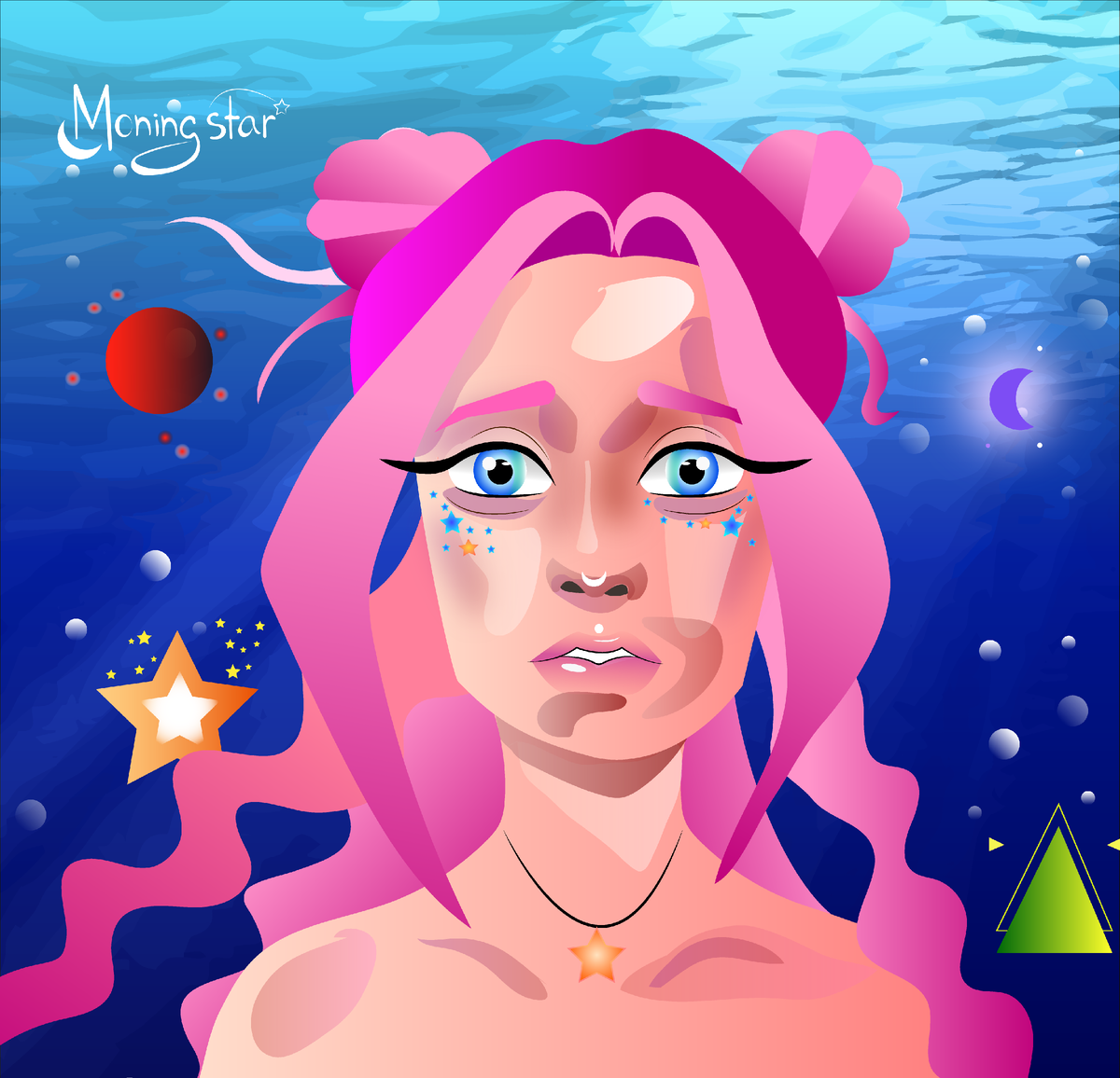 Главная героиня сказки "Русалка Морской Галактики"