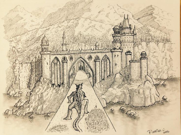 Захват Нарготронда орками и драконом Глаурунгом.