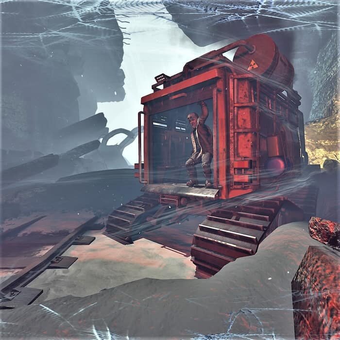 After the fall. Кузьмич на пылесосе /фото автора статьи/