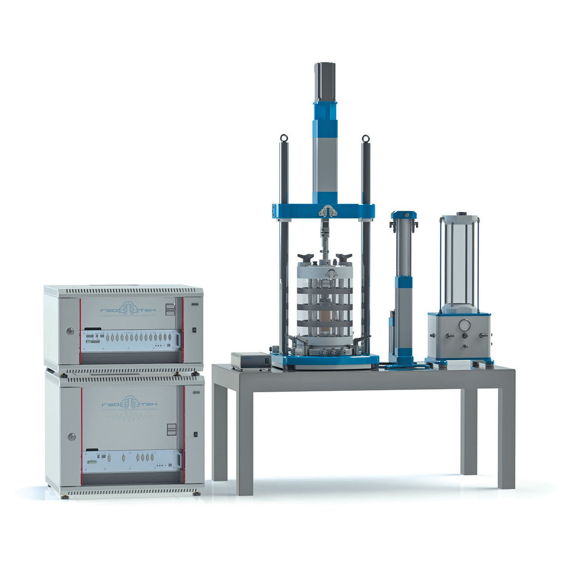 АСИС для динамических испытаний в режиме стабилометра (трехосное сжатие) дисперсных грунтов