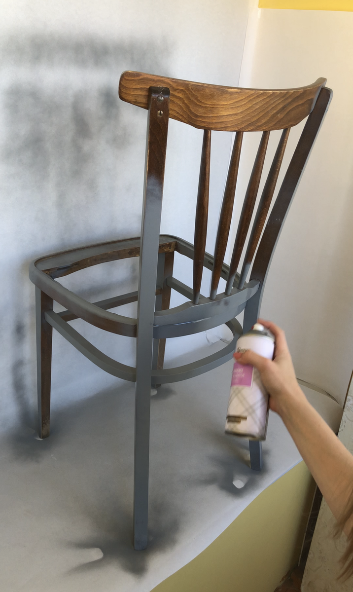 Способ 1. Покраска стула