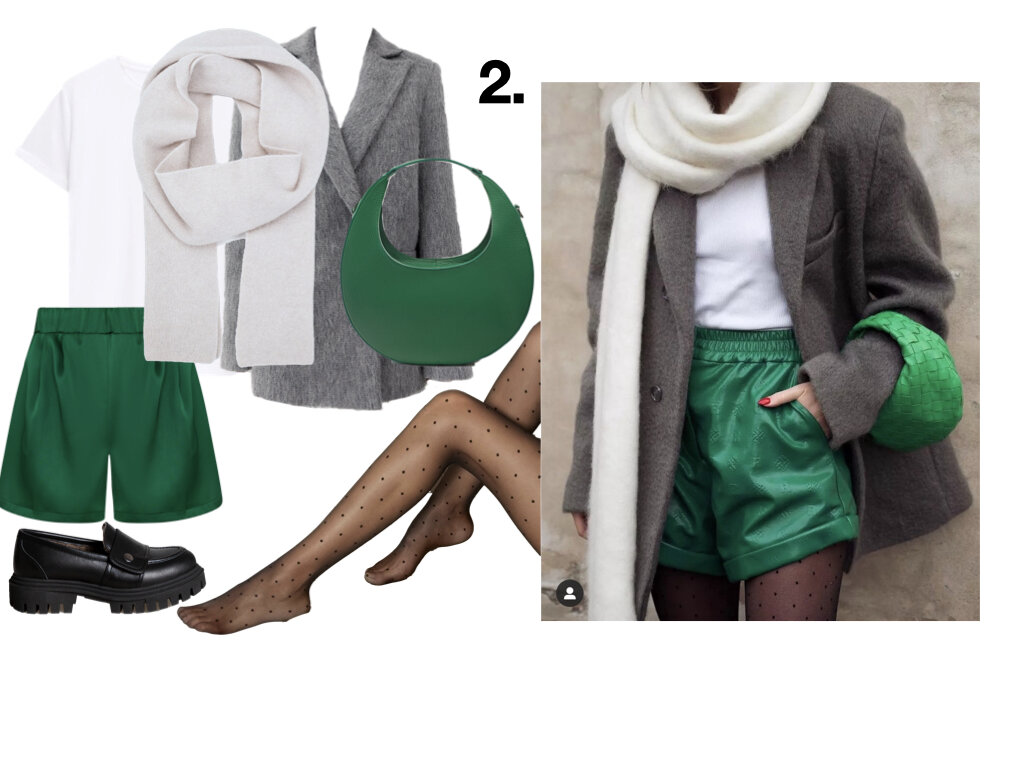 2. Образ/Зеленые шорты