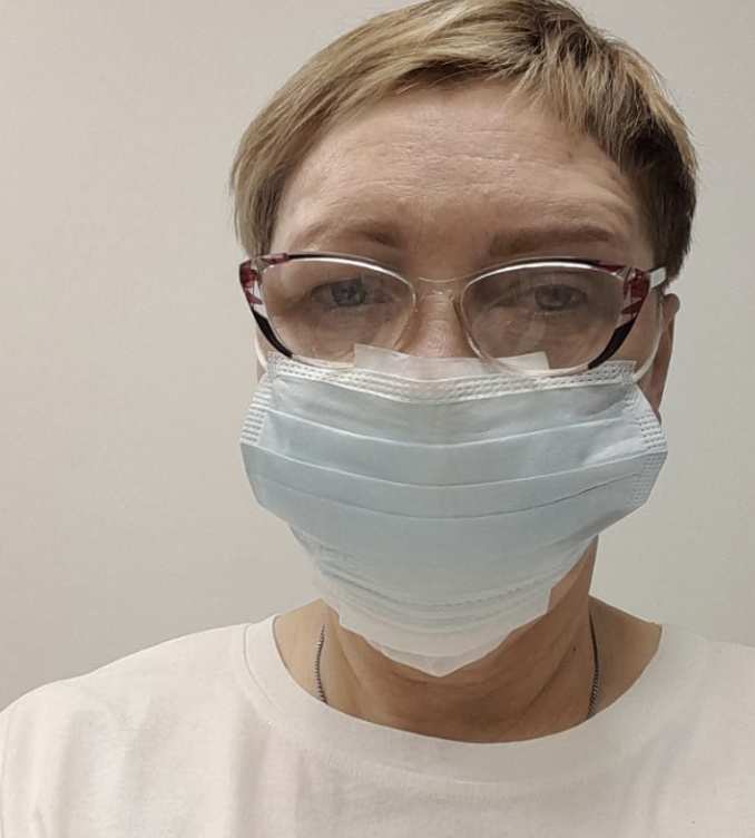 Вот так я выглядела сразу после операции – конечно, была усталость, ведь в одном положении провела много времени.