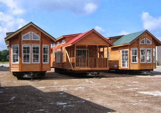 Американцы любят свои мобильные частные дома ставить на колеса