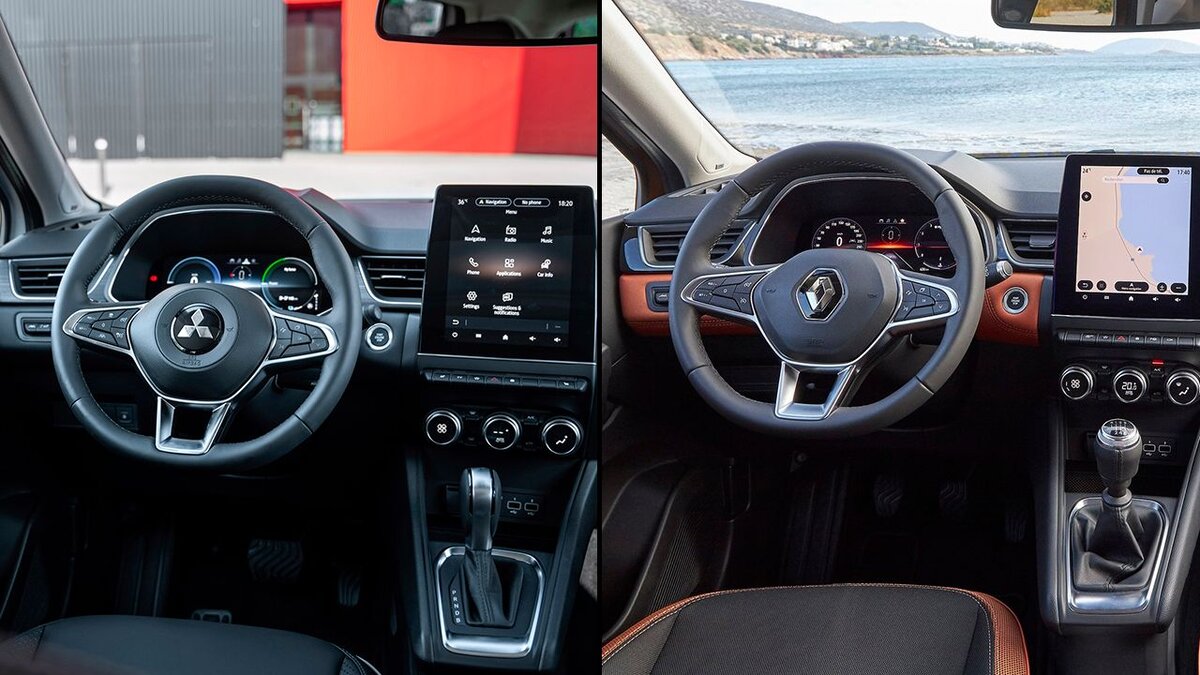 Отличия нового Mitsubishi ASX 2023 от Renault Captur