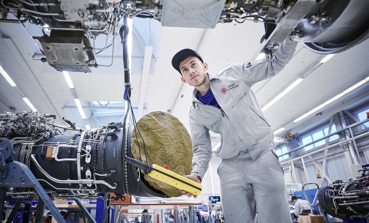 Цех сборки вертолетных двигателей ОДК-Климов © ОДК