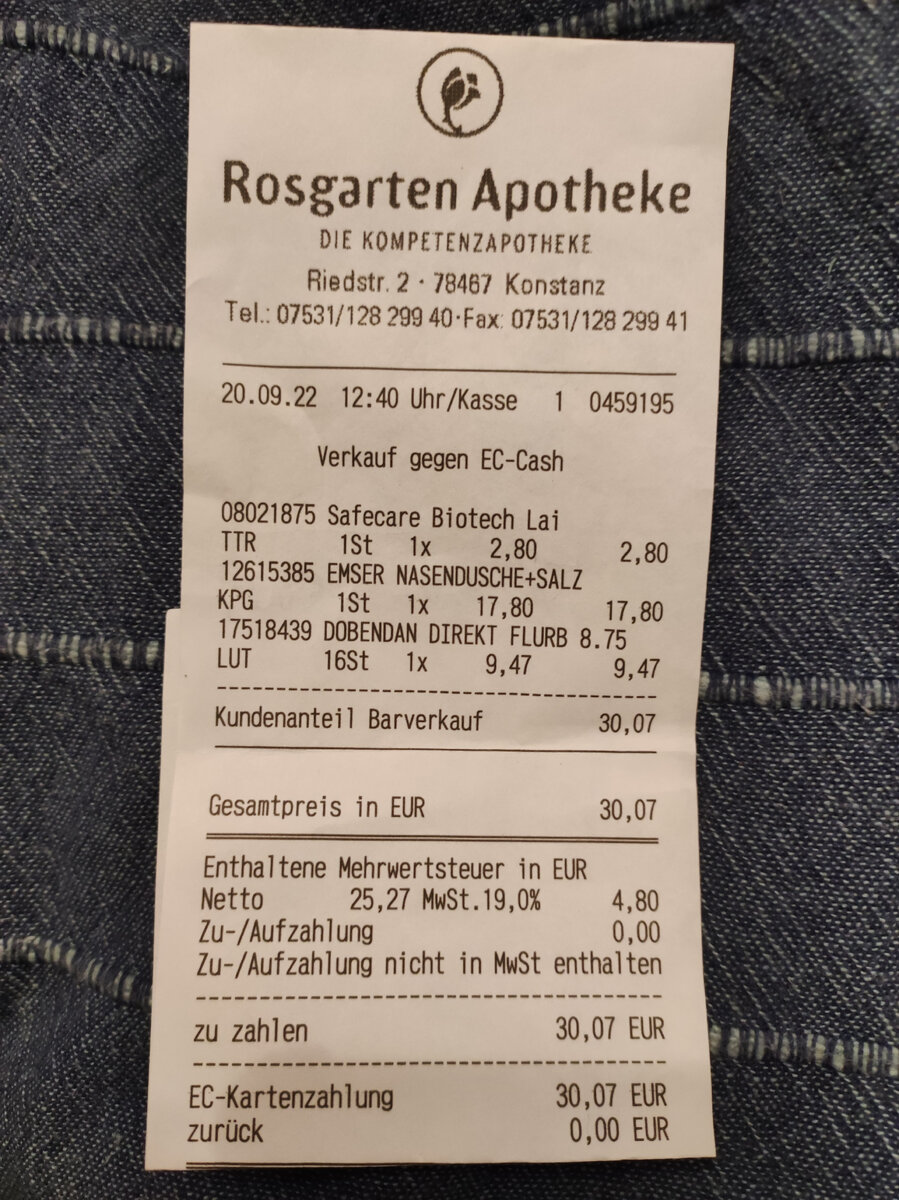 Шоппинг в аптеке