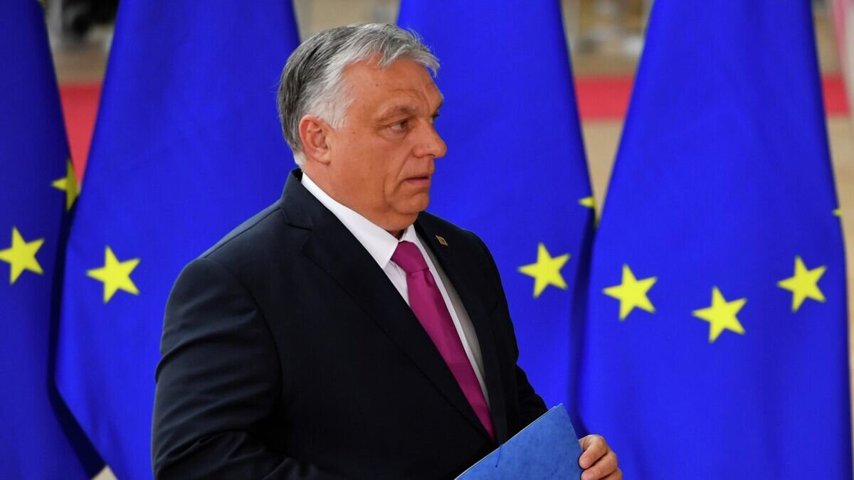    Премьер-министр Венгрии Виктор Орбан на саммите ЕС в Брюсселе© AP Photo / Geert Vanden Wijngaert