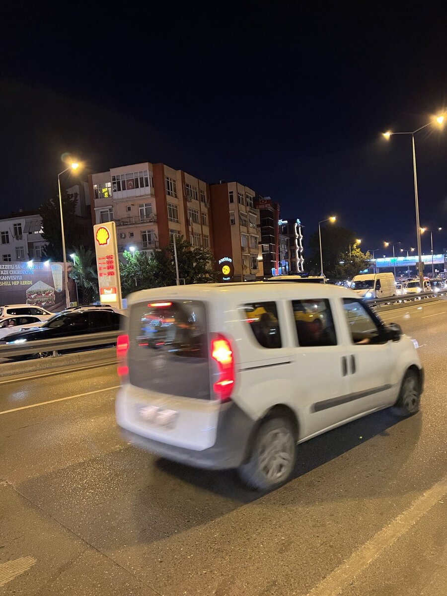 Улица Стамбула. Европейская часть. Поездка в Турцию