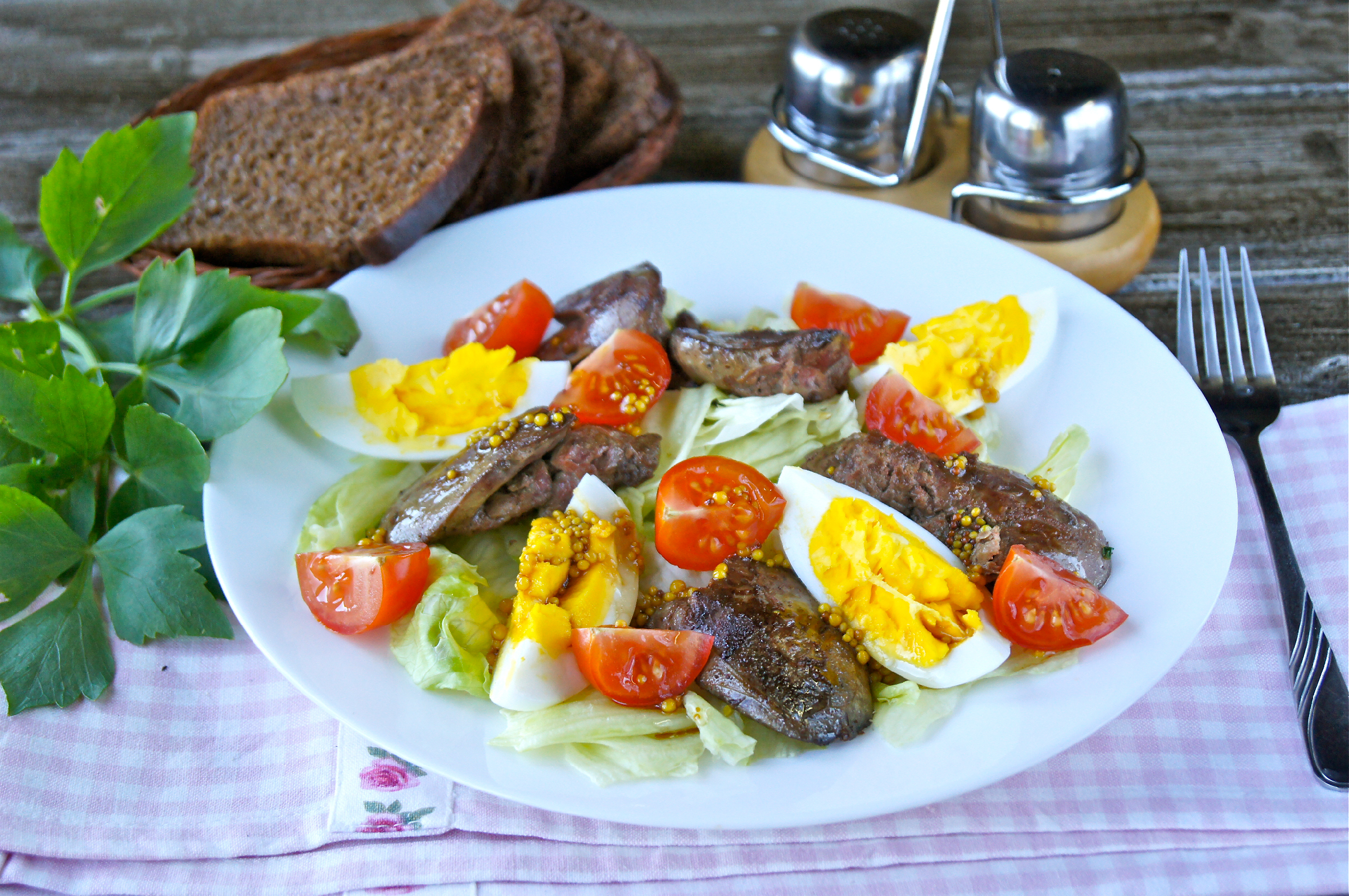 🥗 Готовим простой и полезный салат из печени индейки на ужин