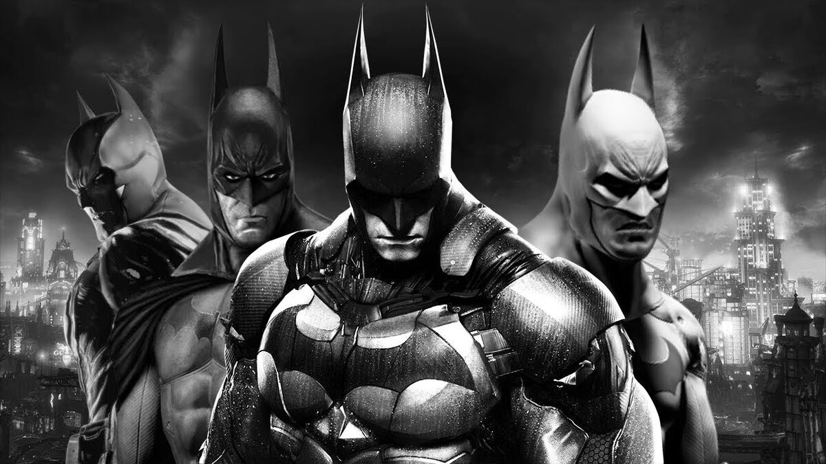 2 место: Batman: Arkham (вся серия) (GTX 660 или Radeon HD 7950 2gb; i5-750 или AMD Phenom II X4 965; 6gb; ~65gb(для всей серии)) 
Вся серия Аркхем подходит сюда. Начиная с Asylum заканчивая Knight`ом.
Вся серия очень хороша и интересна, здесь вы можете увидеть своих старых знакомых, такие как: Джокер, Харли Квинн, Робин и т.д. Сюжет в каждой игре очень интересен, открытый мир начинается со второй части, (City) он неплох, есть несколько головоломок от Ридлера, пару квестов от других известных злодеев. В игре крутая боевка, крутой геймплей, балдежный сюжет, а что ещё от игр нужно? Требования я поставил минимальные для Arkham Knight, что бы вы могли понимать сможете ли вы поиграть хотя бы в первые 3 части, потому что требования там ещё ниже чем эти. Если вы хотите пройти все игры по хронологии, что бы понять историю, то стоит проходить в таком порядке:
1. Batman: Arkham Origins
2. Batman: Arkham Asylum 
3. Batman: Arkham City
4. Batman: Arkham Knight 