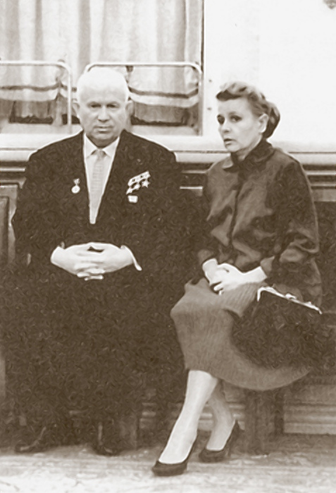 Никита Хрущев и Екатерина Фурцева 